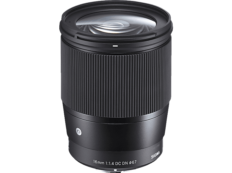 Sigma Objektiv Contemporary 16mm F1.4 DC DN für Canon EF-M, schwarz (402971)