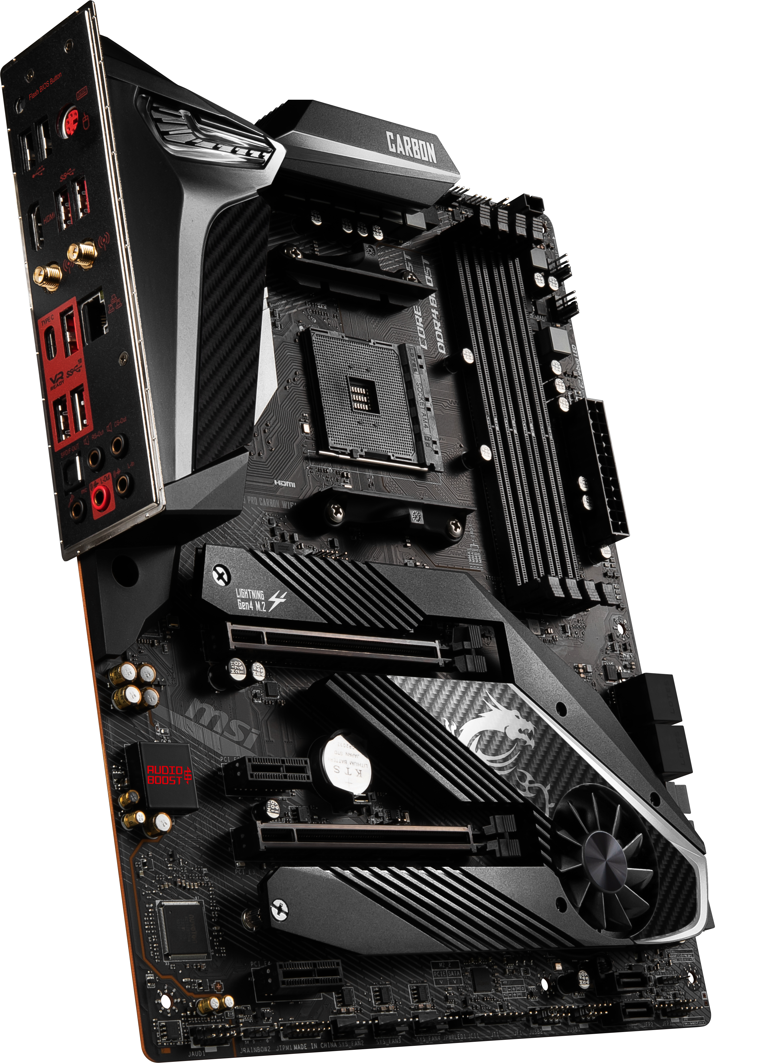 MSI MPG X570 Gaming Pro Carbon WIFI Mainboard Schwarz