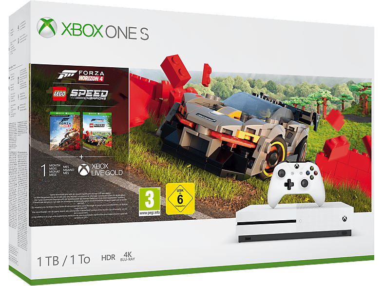Xbox One S 1TB inkl. FH4 + Lego Champions DLC