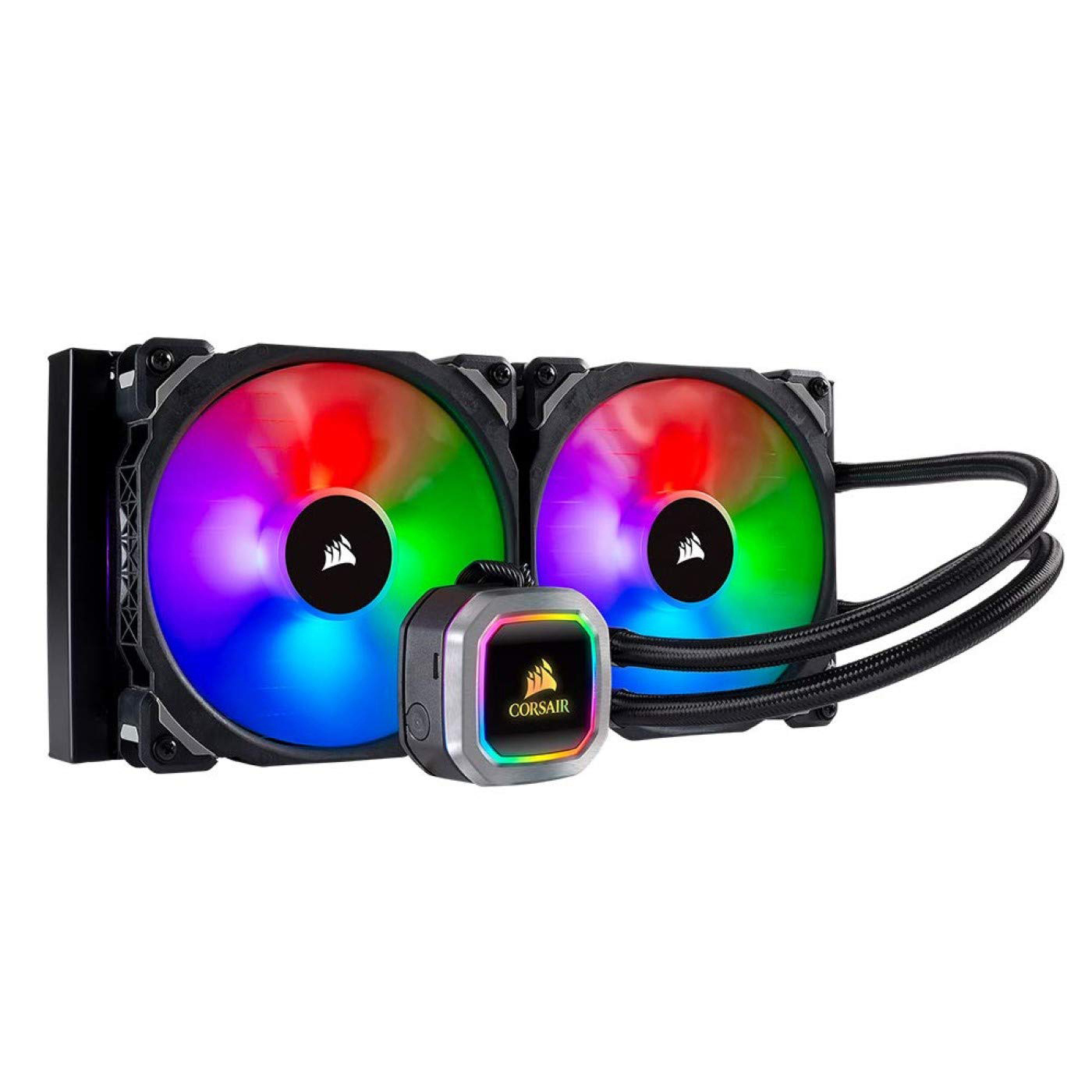 CORSAIR H115i RGB PLATINUM CPU Wasserkühlung, Schwarz/Silber