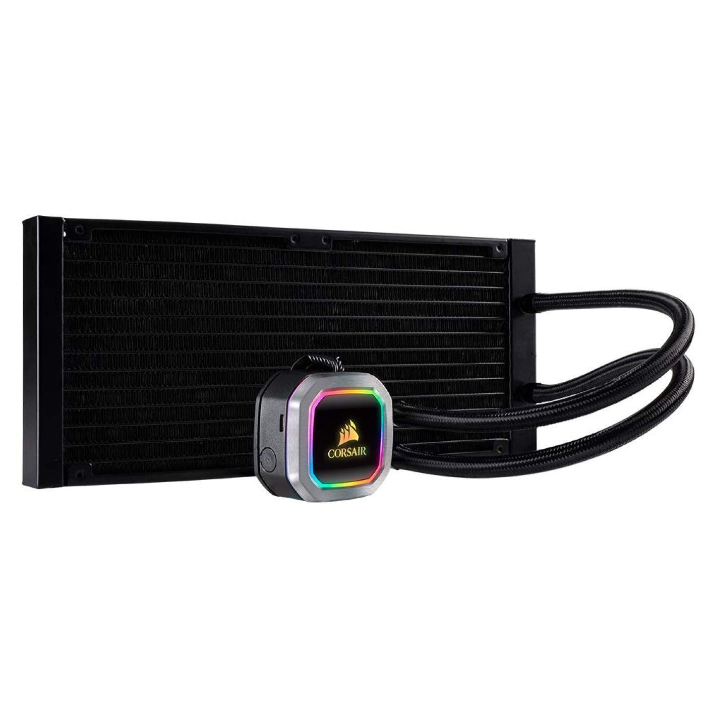 CORSAIR H115i RGB PLATINUM CPU Wasserkühlung, Schwarz/Silber