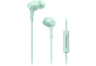 PIONEER SE-C1T-GR mikrofonos fülhallgató, zöld