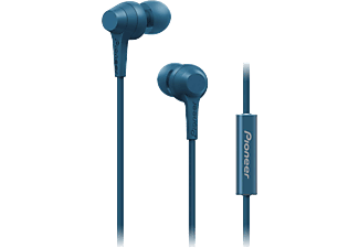 PIONEER SE-C1T-L mikrofonos fülhallgató, kék