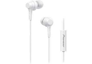 PIONEER SE-C1T-W mikrofonos fülhallgató, fehér