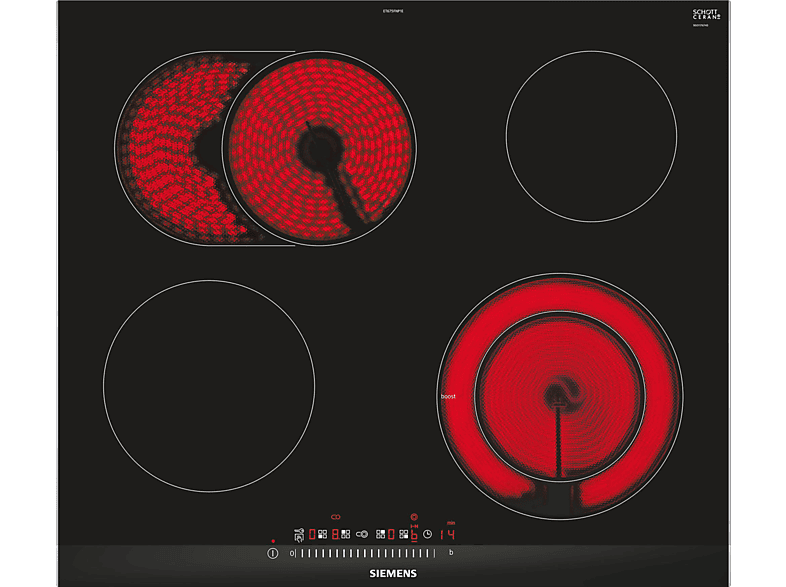 SIEMENS Keramische kookplaat iQ300 (ET675FNP1E)