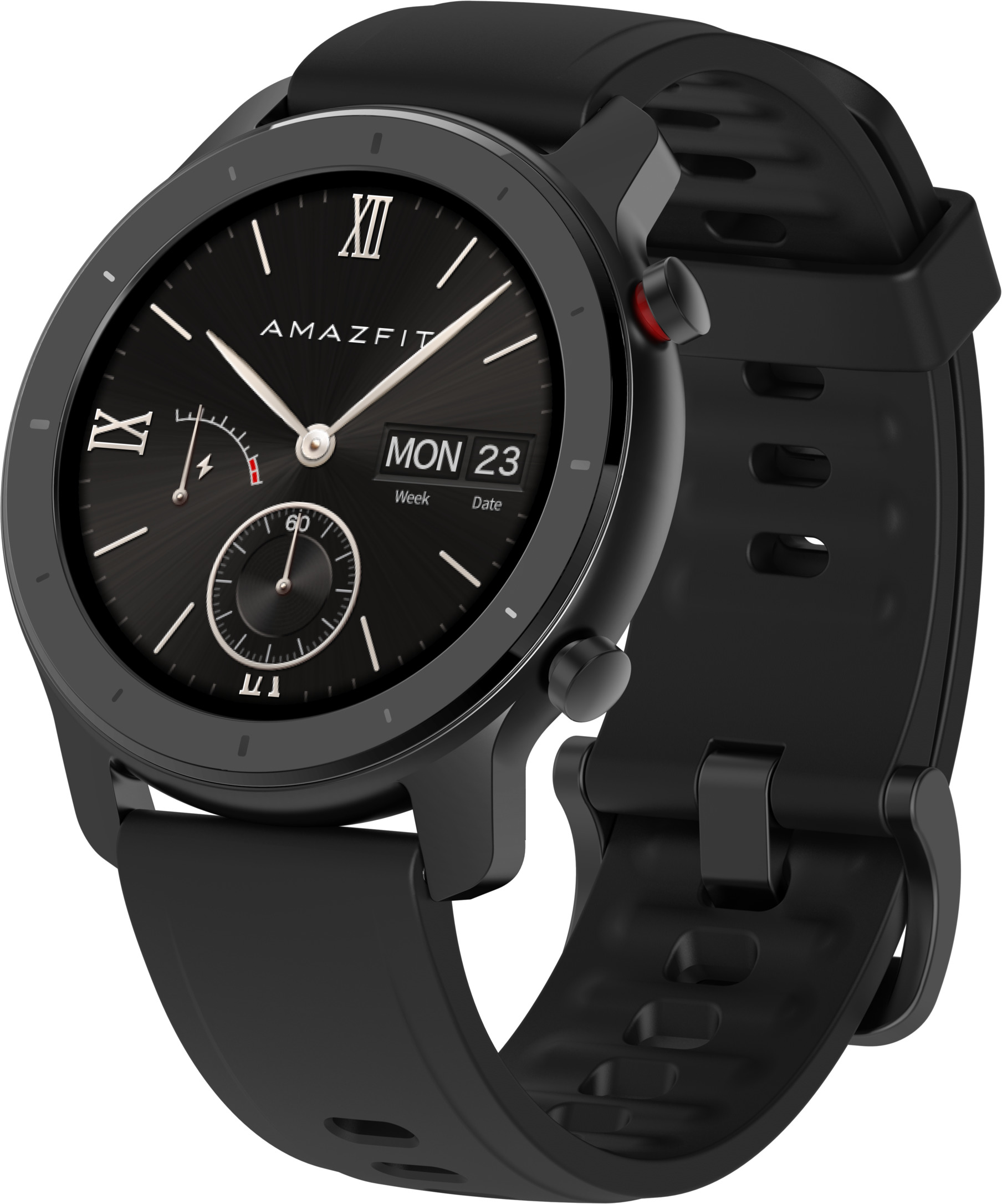 AMAZFIT GTR 42.6 mm Smartwatch Aluminium Silikon, 118 mm + 75 mm, Starry Black