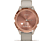GARMIN vívomove 3S - Smartwatch (Breite: 18 mm, Silikon, Beige/Roségold)