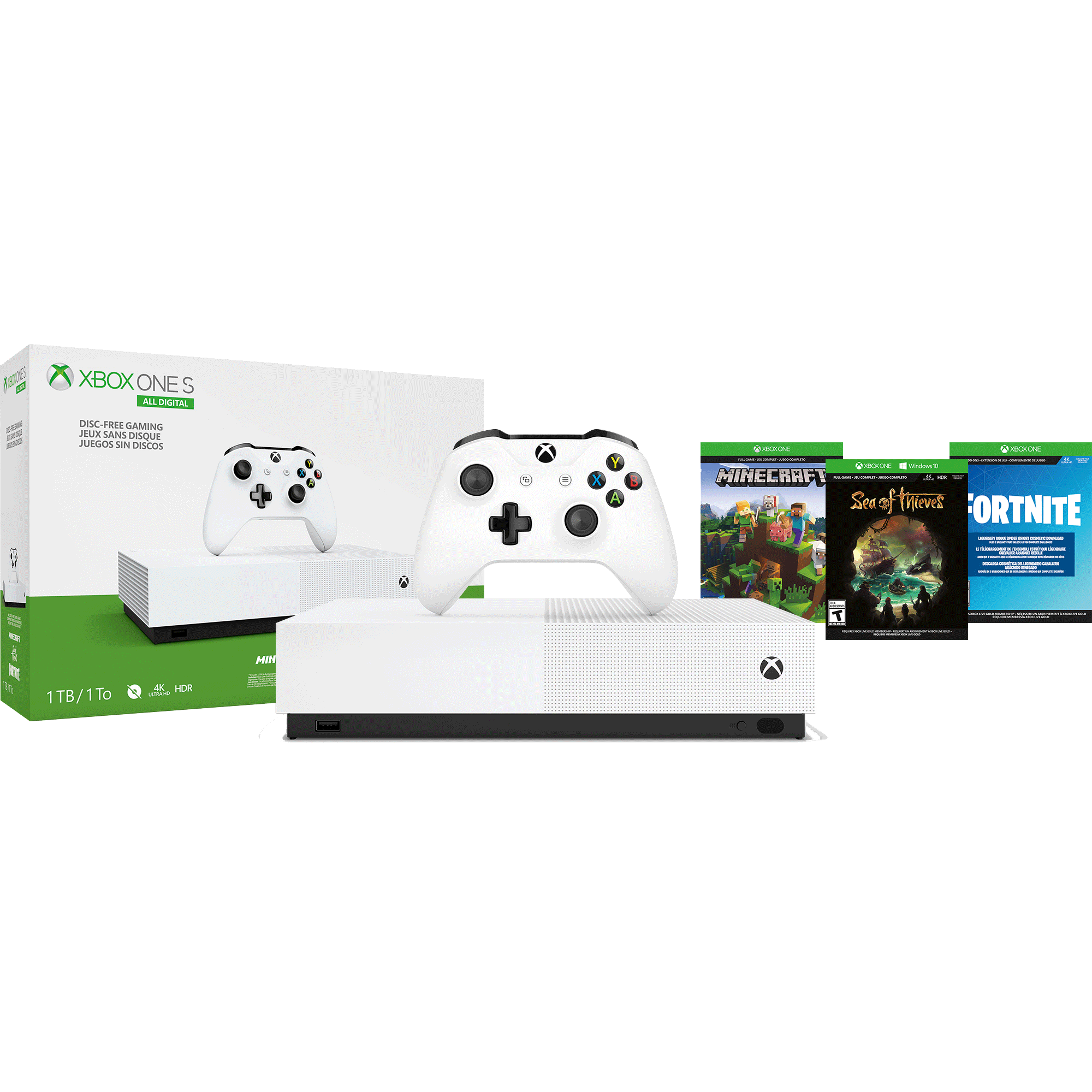 MICROSOFT Xbox One S 1 TB All Digital 2.0
