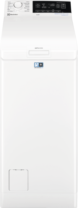 ELECTROLUX EW6T3262I SensiCare felültöltős mosógép, 6 kg, 1200 f/p., LCD kijelző, TimeManager