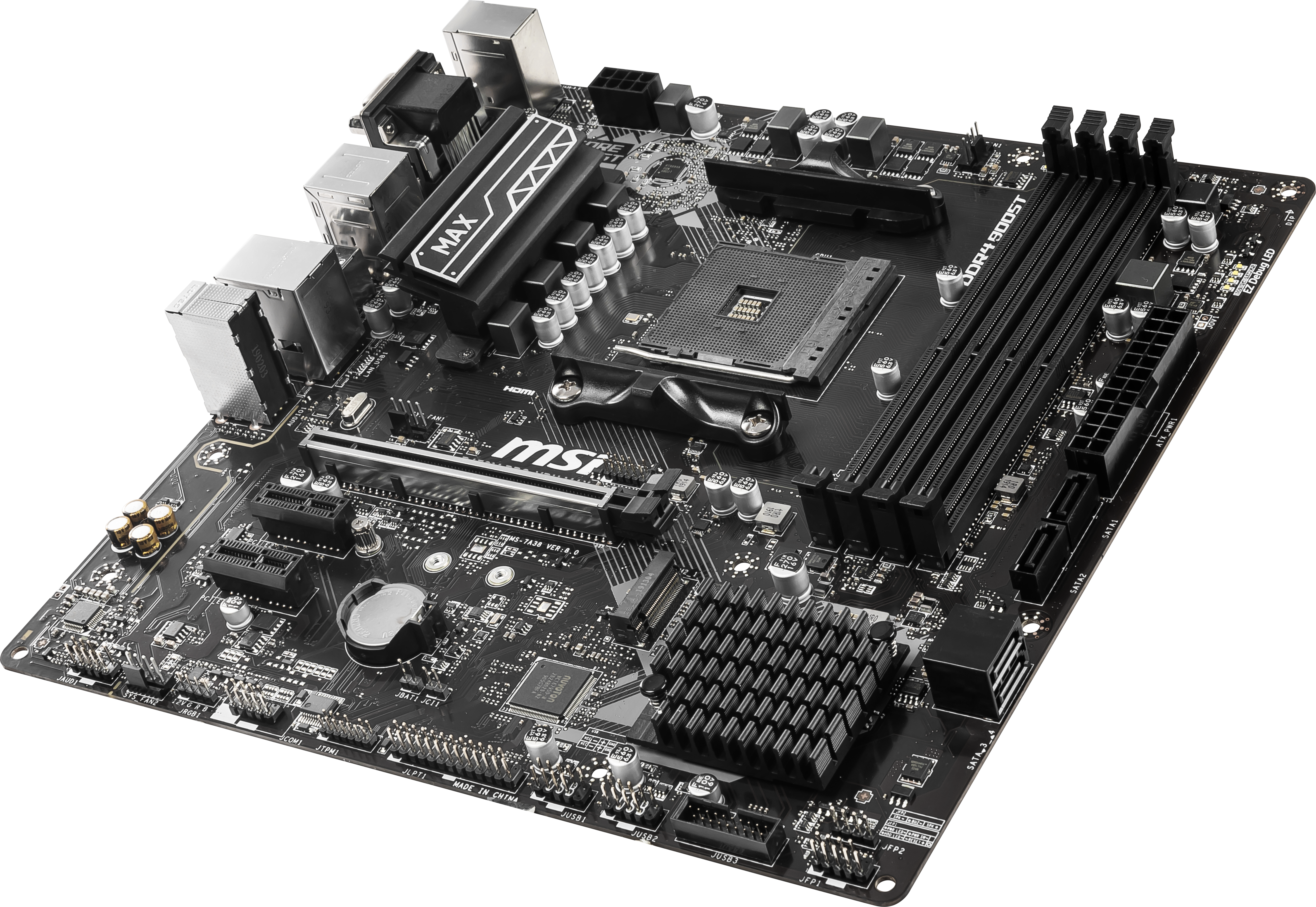 MSI B450M Pro-VDH Max Mainboard Schwarz