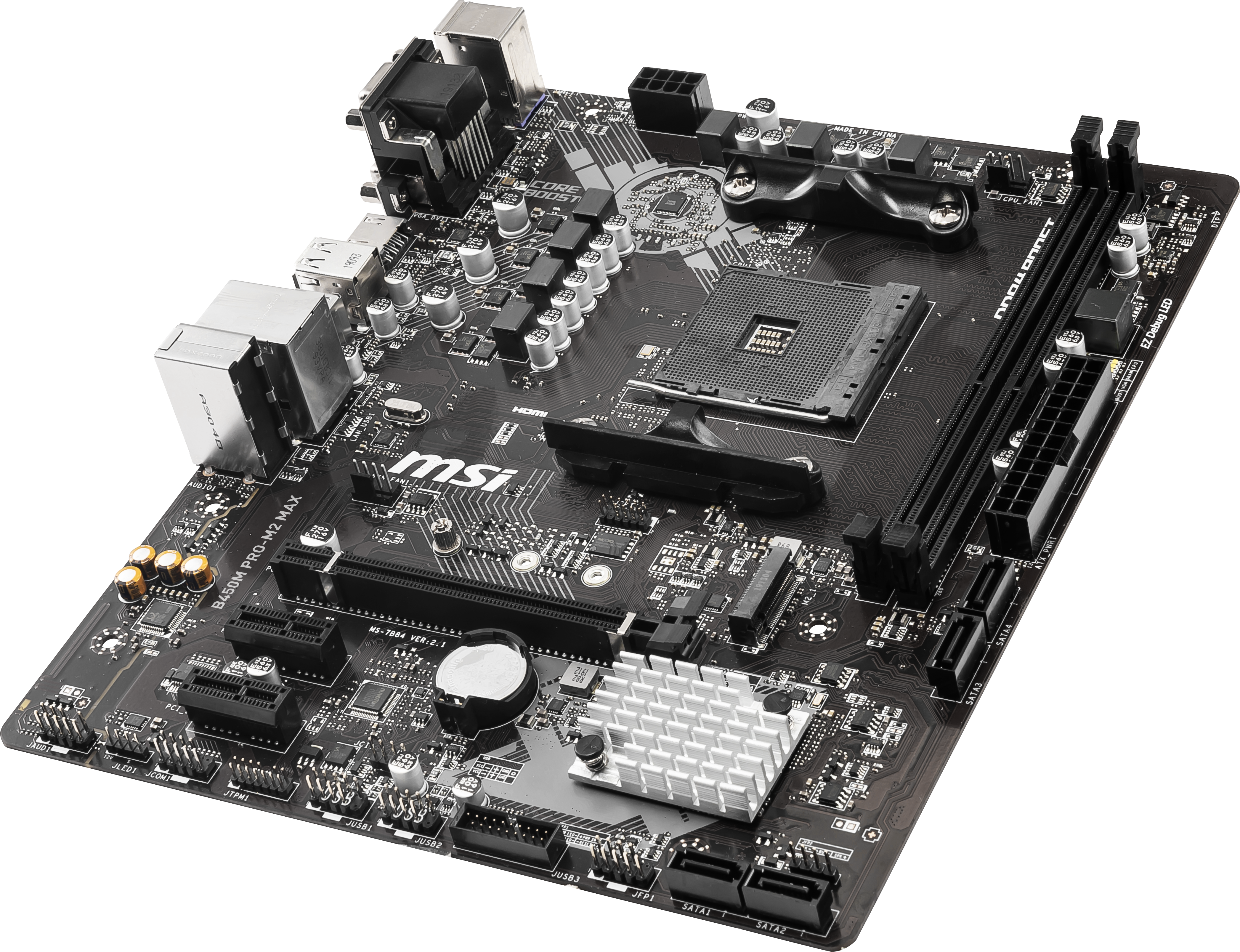 MSI MSI B450 Pro-M2 Max Mainboard Schwarz