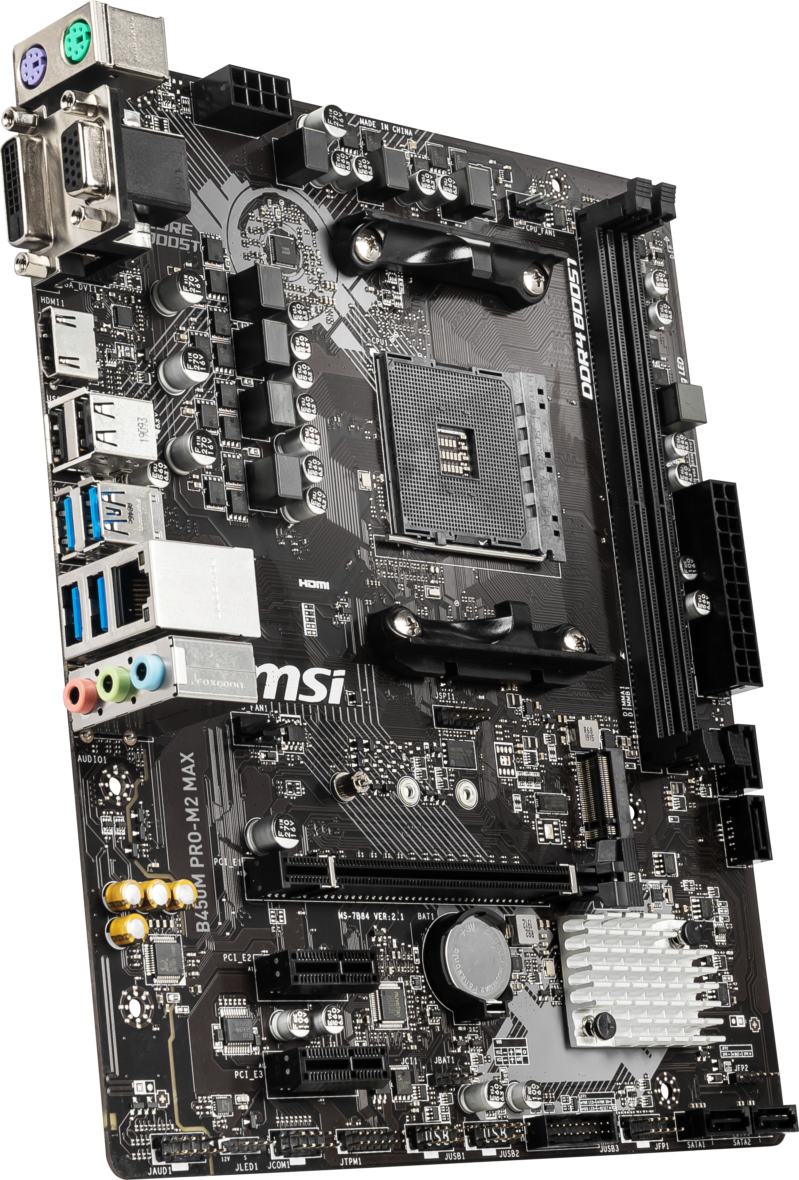 MSI MSI B450 Pro-M2 Max Mainboard Schwarz