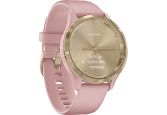 GARMIN vívomove 3S - Montre connectée (Largeur : 18 mm, Silicone, Rose/Or blanc)