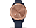 GARMIN vívomove 3S - Smartwatch (Larghezza: 18 mm, Silicone, Blu/Oro rosa)