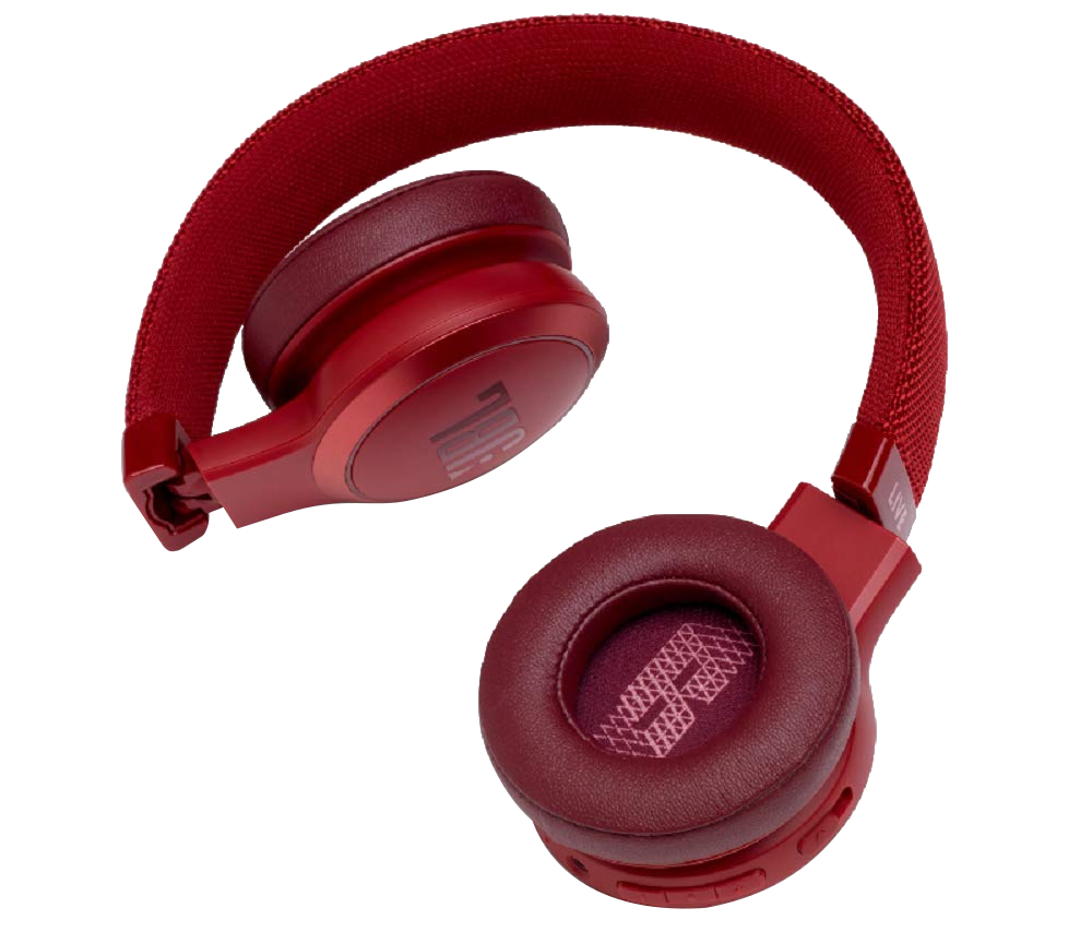 JBL Live 400BT, bluetooth fejhallgató, piros