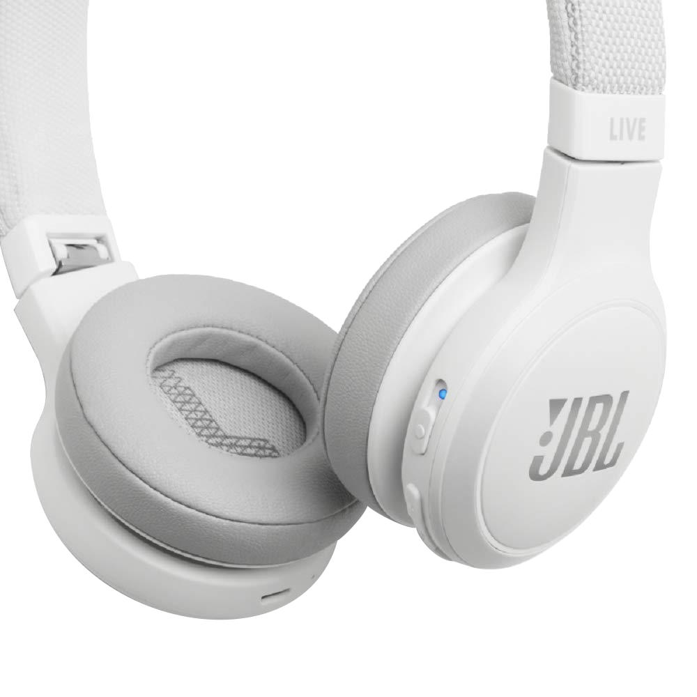 JBL Live 400BT, bluetooth fejhallgató, fehér