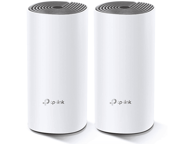 TP-LINK Deco E4 (2-Pack), AC1200 Mbps, 10/100Mbps Port, 260 m²'ye Kadar Kapsama, Wi-Fi Mesh Sistemi