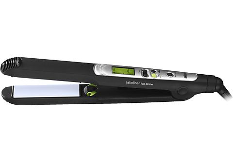 Hair Straightener BRST710E 7 Temperaturstufen: 15, online MediaMarkt kaufen Satin | Haarglätter, BRAUN Schwarz)