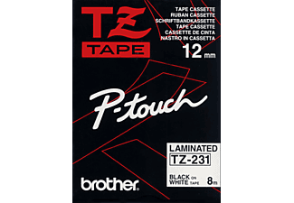 BROTHER TZe-231 - Étiquettes (Noir )