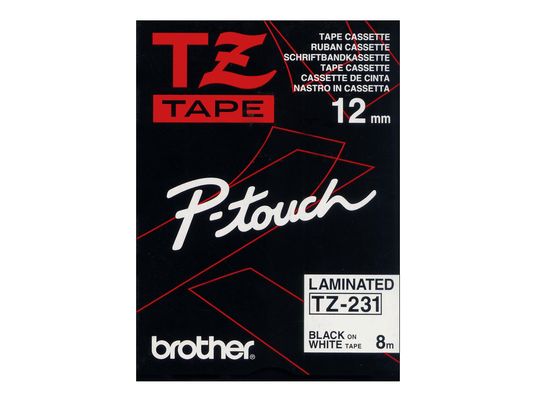 BROTHER TZe-231 - Etiketten (Schwarz)