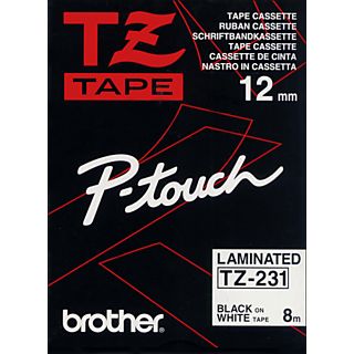 BROTHER TZe-231 - Etichette (Nero)