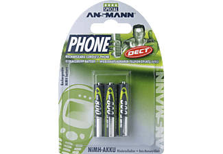 ANSMANN maxE DECT Micro AAA 800mAh - Batterie (Silber)