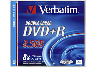 VERBATIM DVD+R Jewelcase 5-pack