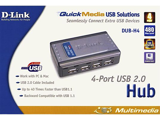 DLINK DUB H4 - Hub USB