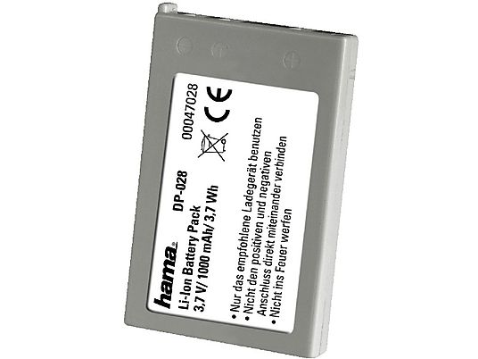 HAMA DP 28 - Batterie Li-Ion (Gris)