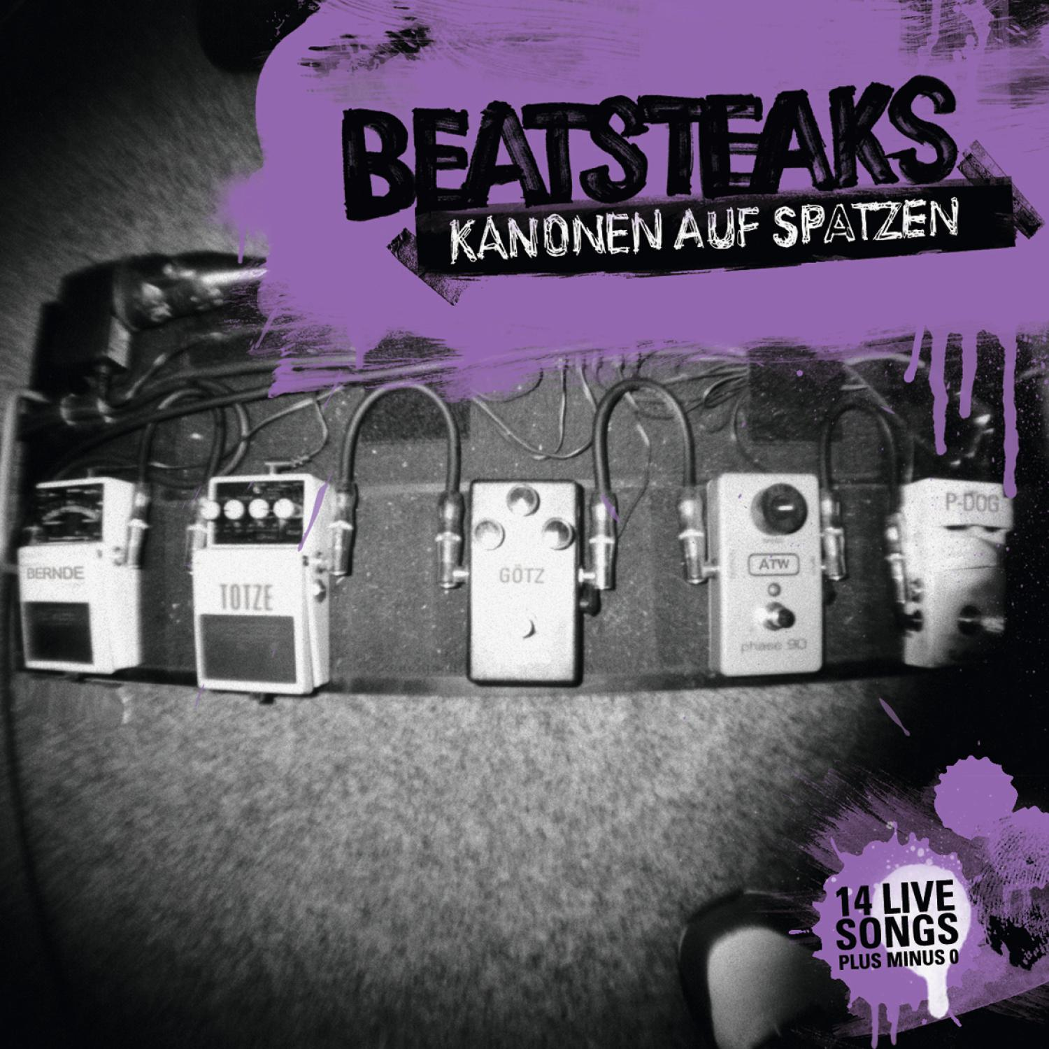 AUF Beatsteaks (CD) LIVE - SONGS 14L SPATZEN - KANONEN -