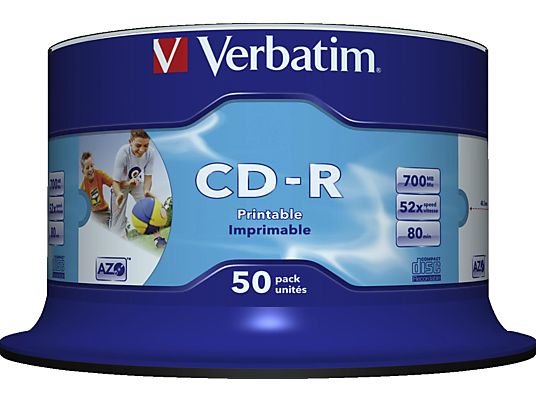 VERBATIM 43438 CD-R 700MB 52X 50ER CB - CD-R
