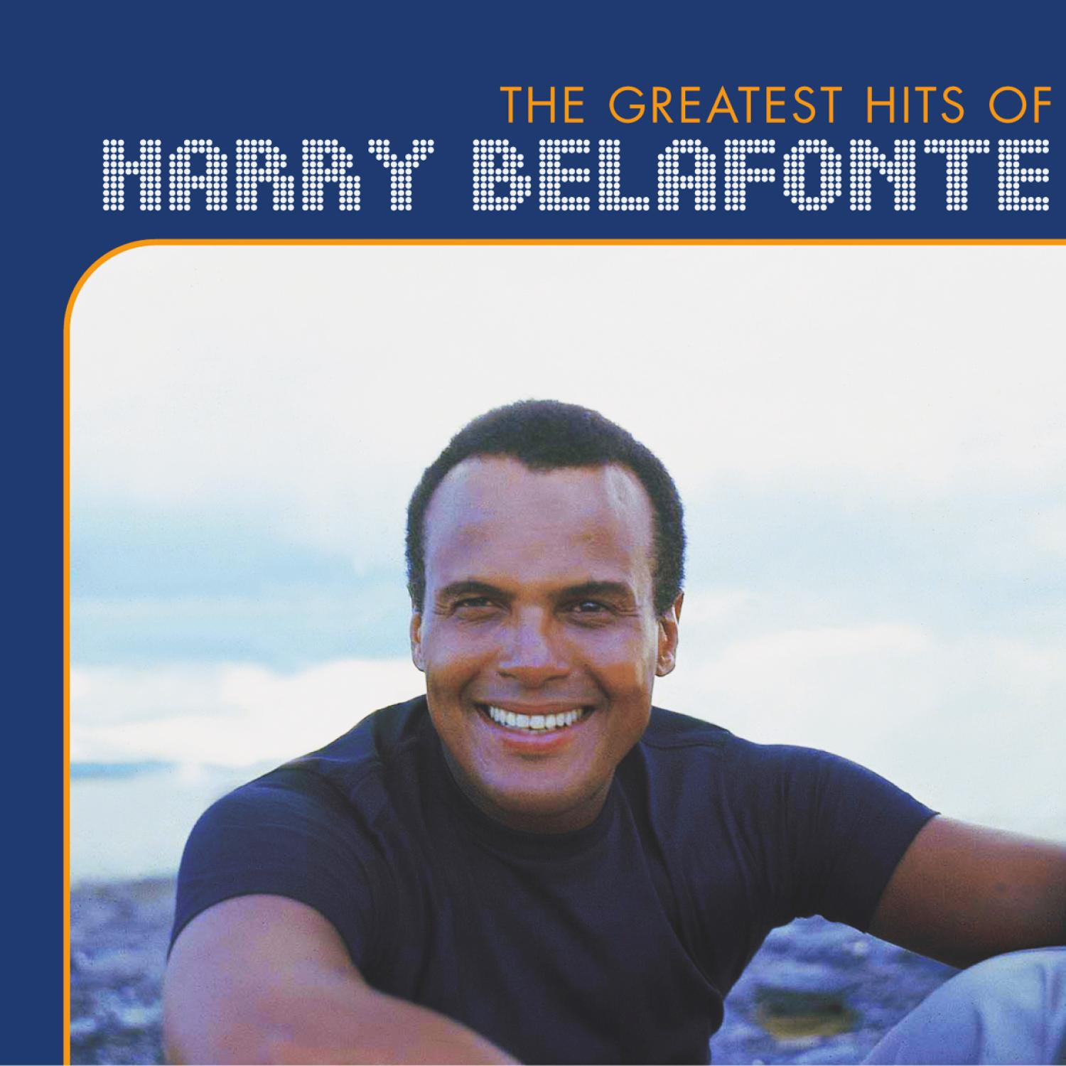 Albumcover mit einem lächelnden Mann vor blau-weißem Hintergrund, mit dem Text 'The Greatest Hits of'.