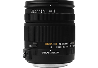 SIGMA 853962 3,8-5,6/18-125 DC HSM SO 18 mm - 125 mm f/3.8-5.6 für Sony A-Mount, Schwarz)
