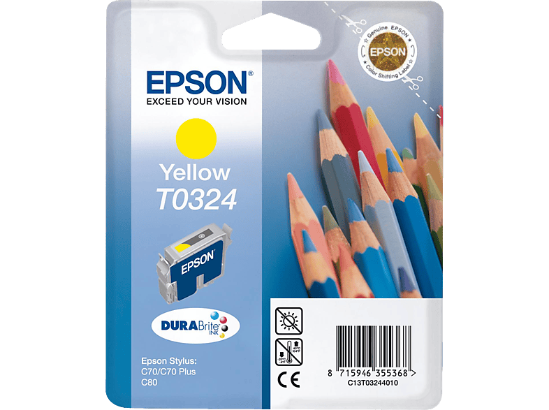 Gelb Tintenpatrone Original EPSON (C13T03244010)