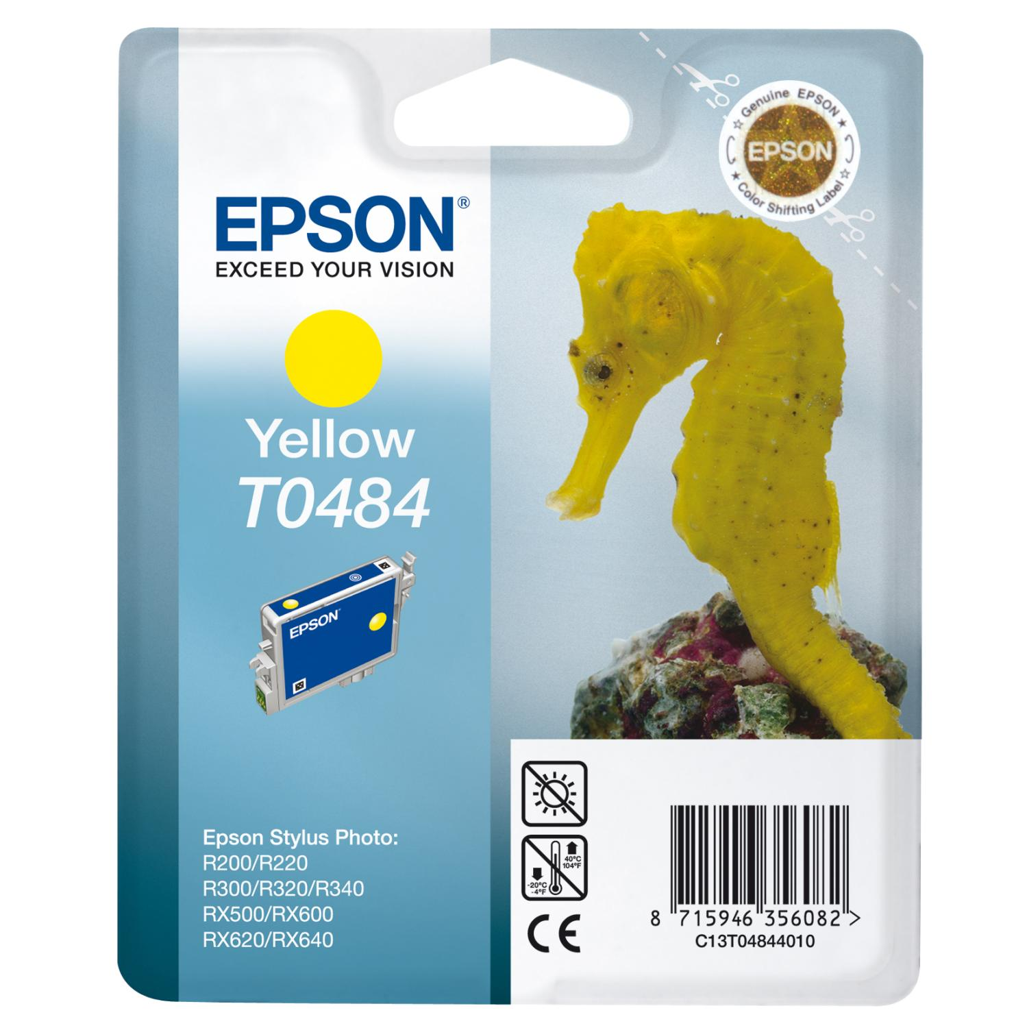 EPSON Original Tintenpatrone Gelb (C13T04844010)