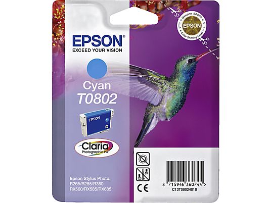 EPSON C13T08024011 - Tintenpatrone (Cyan)