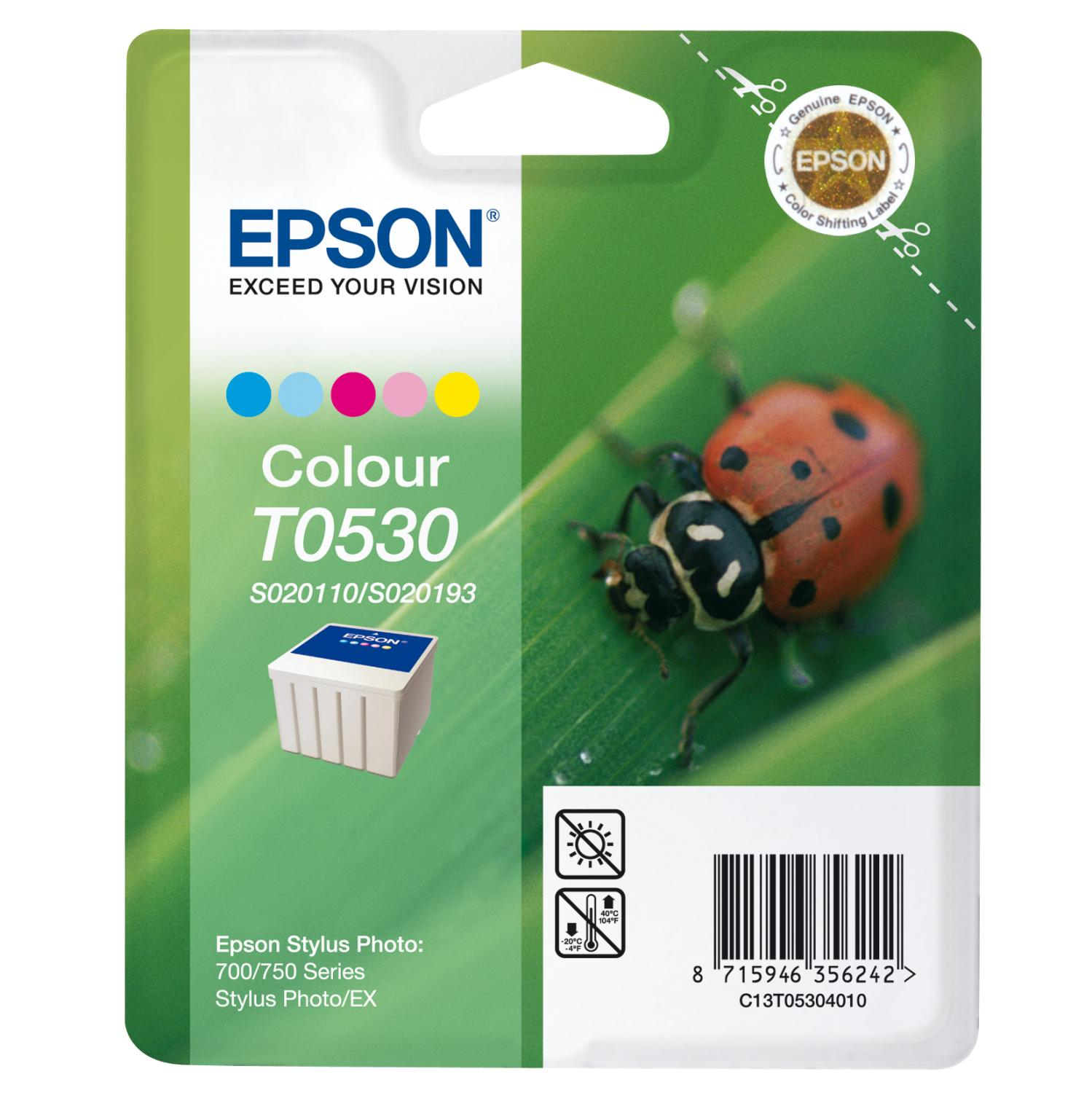 EPSON Original Tintenpatrone mehrfarbig (C13T05304010)