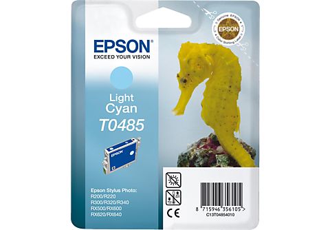 EPSON Tintenpatrone Seepferdchen, T0485, Light Cyan, C13T04854010