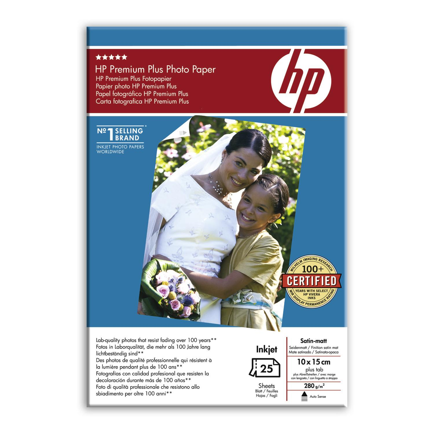 Papel - Hp, Q 8030 A-PAPER/PHOTO-PREMIUM 10X15