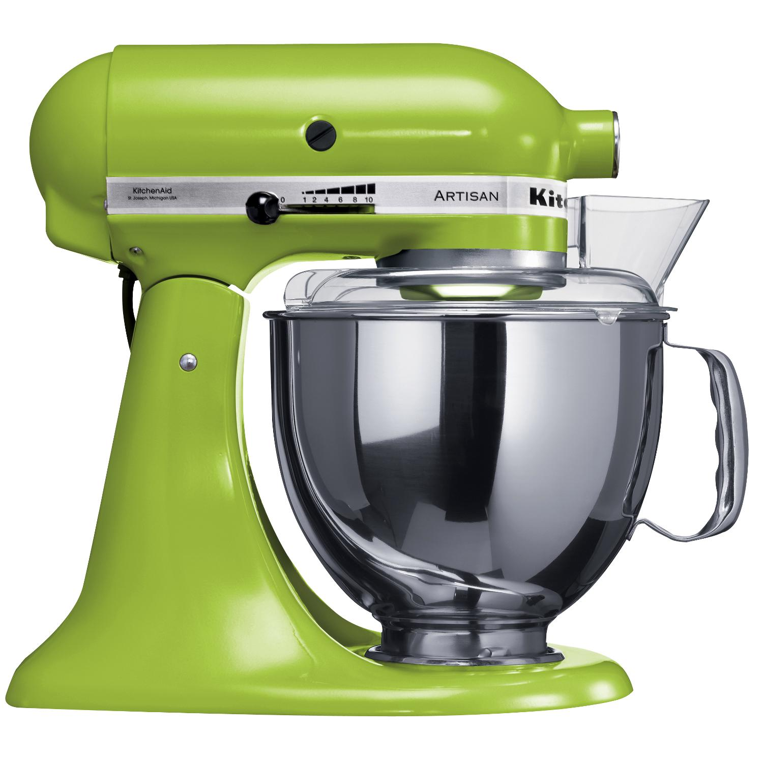 KITCHENAID 5KSM150PSEGA Artisan Küchenmaschine Grün (Rührschüsselkapazität: 4,83 l, 300 Watt)