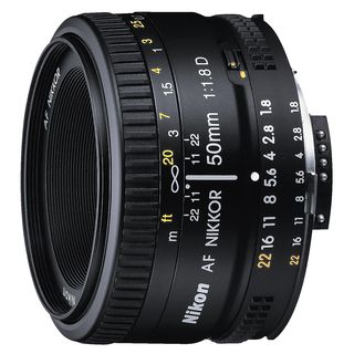 NIKON AF NIKKOR 50mm f/1.8D - Objectif à focale fixe(Nikon FX-Mount, Plein format)