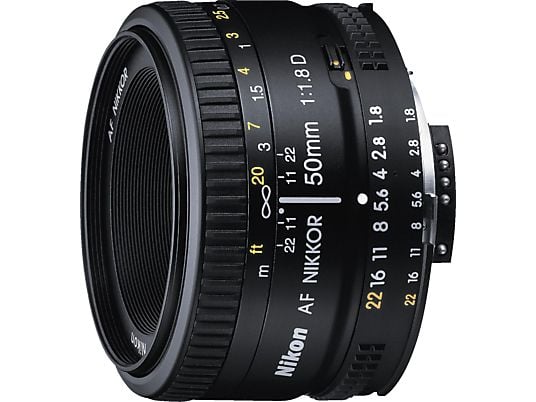 NIKON AF NIKKOR 50mm f/1.8D - Objectif à focale fixe(Nikon FX-Mount, Plein format)