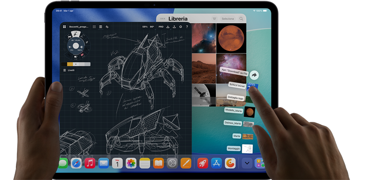 APPLE iPad Pro 13'' M5 Wi‑Fi 512GB con vetro standard | Argento